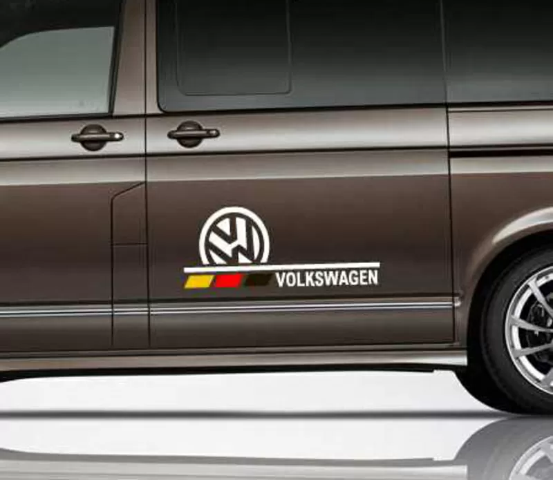 Виниловые наклейки Volkswagen на авто 5