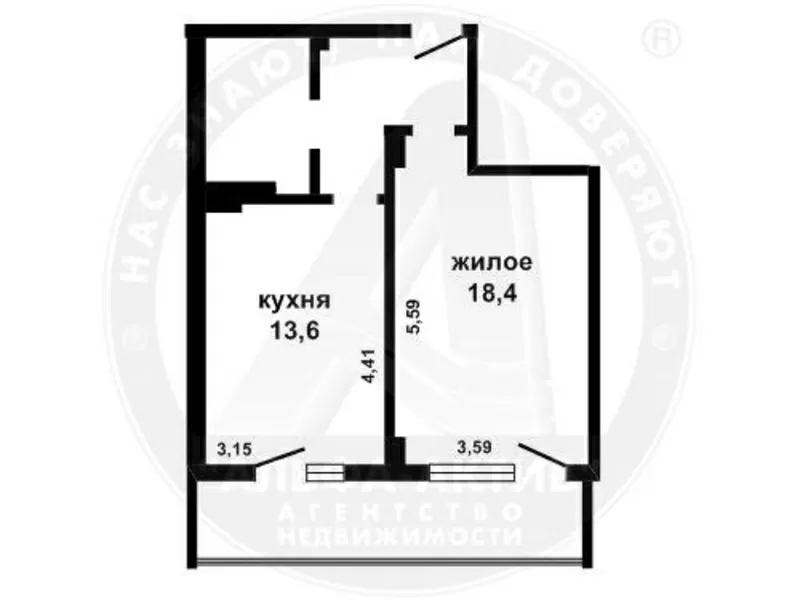 1-комн. квартира,  Брест,  Московская,  4/13-18 кирп.,  48/18/14. s151701