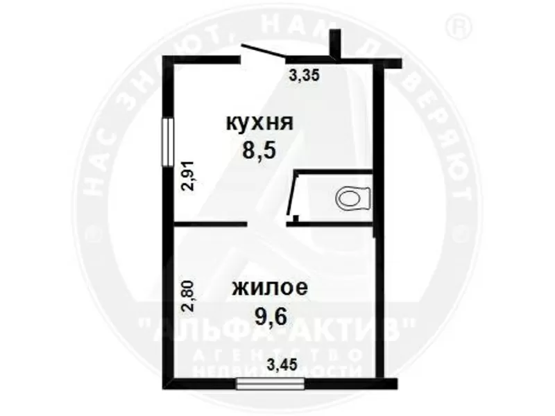 Часть дома 1938 г.п. г. Брест. Брус / шифер. 1 этаж. d150872 7