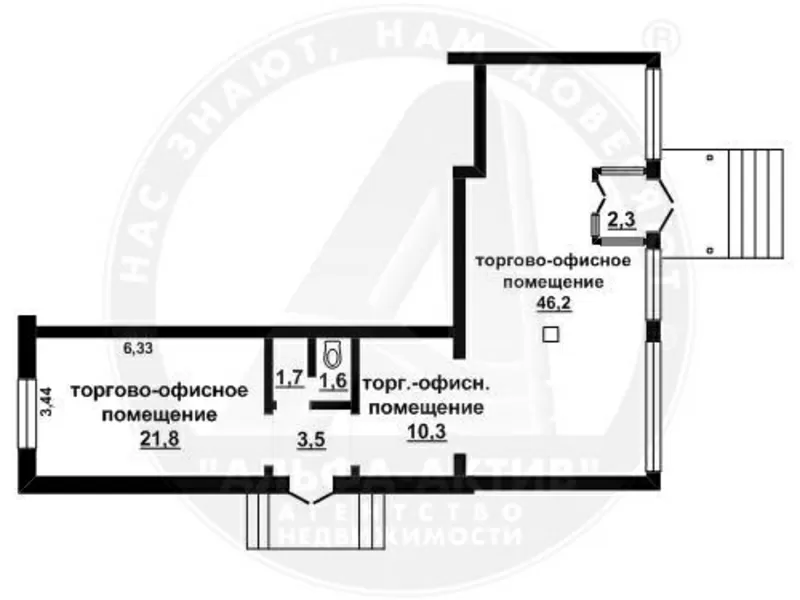 Торговое помещение в аренду общ. пл. 87, 4 кв.м. a150118 10