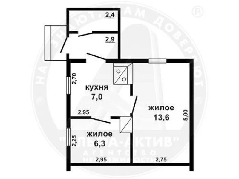 Квартира в блокированном жилом доме. г. Брест. Брус / шифер. d150349 6