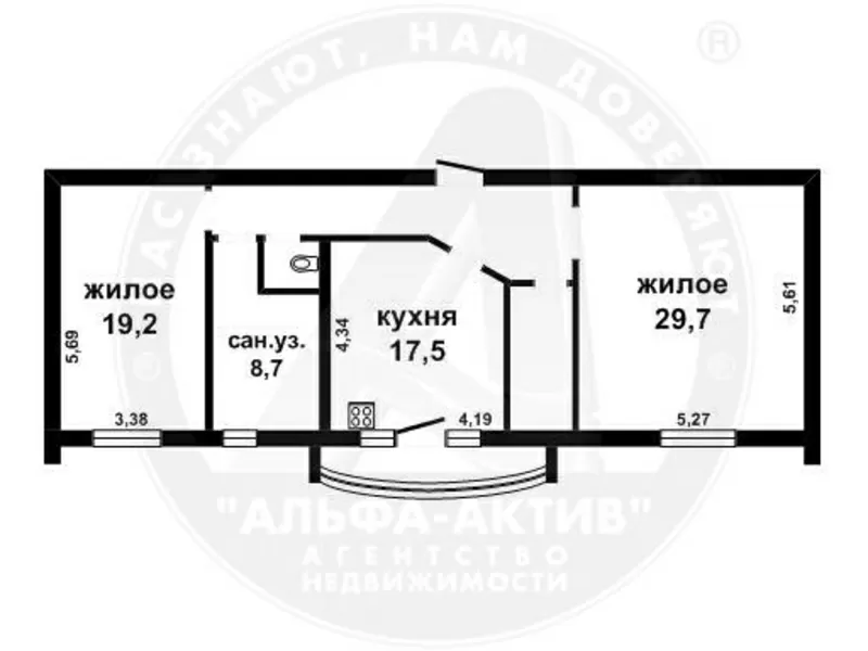 2-комн. квартира,  Брест,  Высокая ул.,  2014 г.п. s141664 10