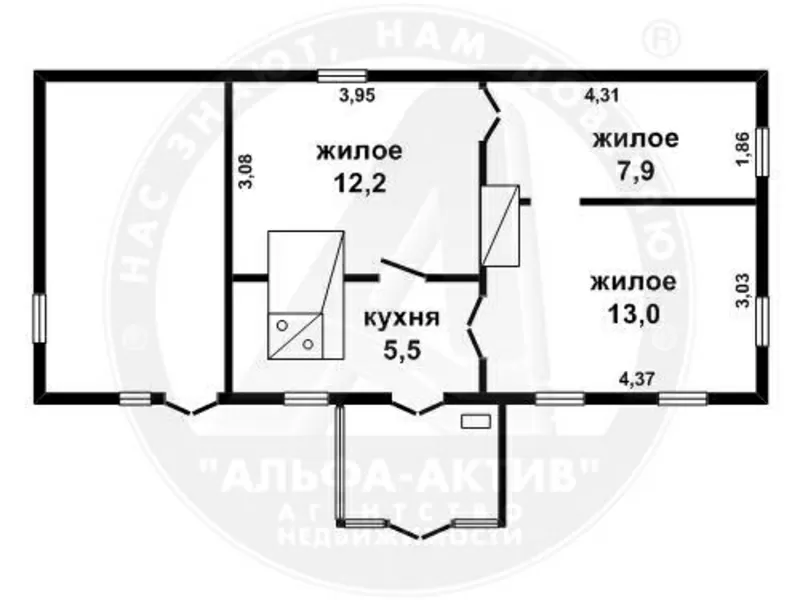 Жилой дом 1950 г.п. Брестский р-н. Брус / тёс / шифер. d150851 5