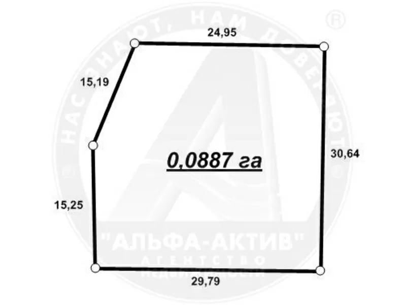 Садовый участок. г. Брест. На участке залит фундамент. d150924 10