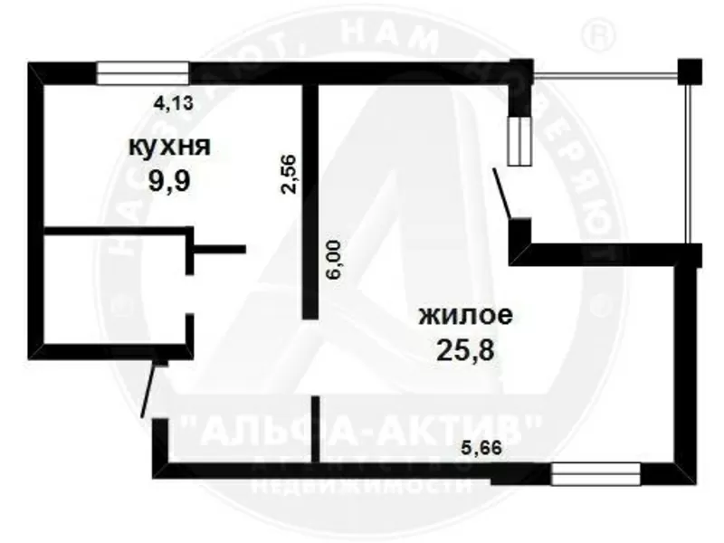 1-комн. квартира,  Брест,  Московская ул.,  2007 г.п.,  1/5 блок. s151254 12