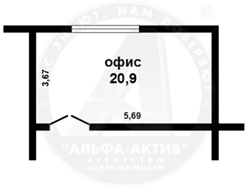 Адм. помещение,  Брест,  Московский район,  20, 9 кв.м. 2011 г. 160037 2