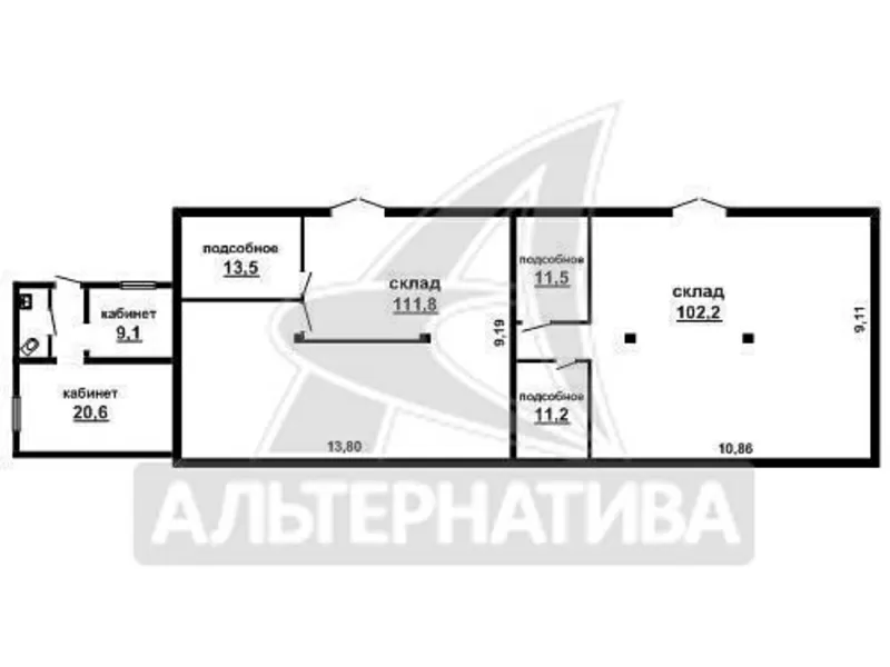 Складское помещение в собственность в центральной части. y160468 14