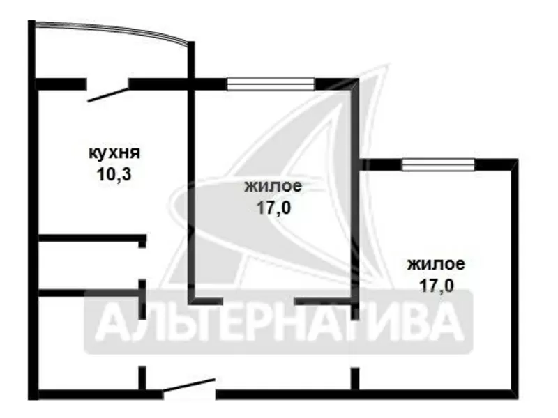 2-комнатная квартира,  г.Брест,  Луцкая ул.,  2017 г.п. w170229 7