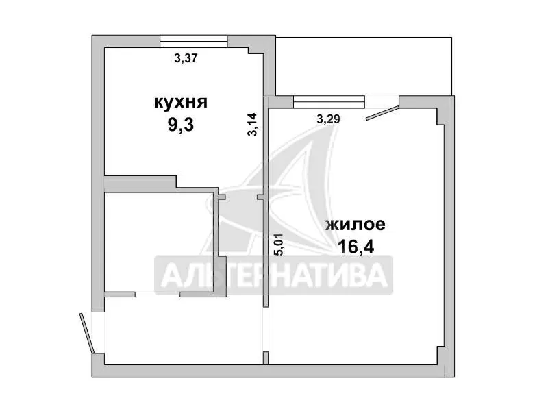 1-комнатная квартира,  г.Брест,  Гоголя ул,  2017 г.п. w172756 9