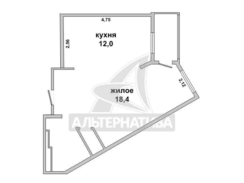 1-комнатная квартира,  г.Брест,  Московская ул.,  2009 г.п. w172340 8