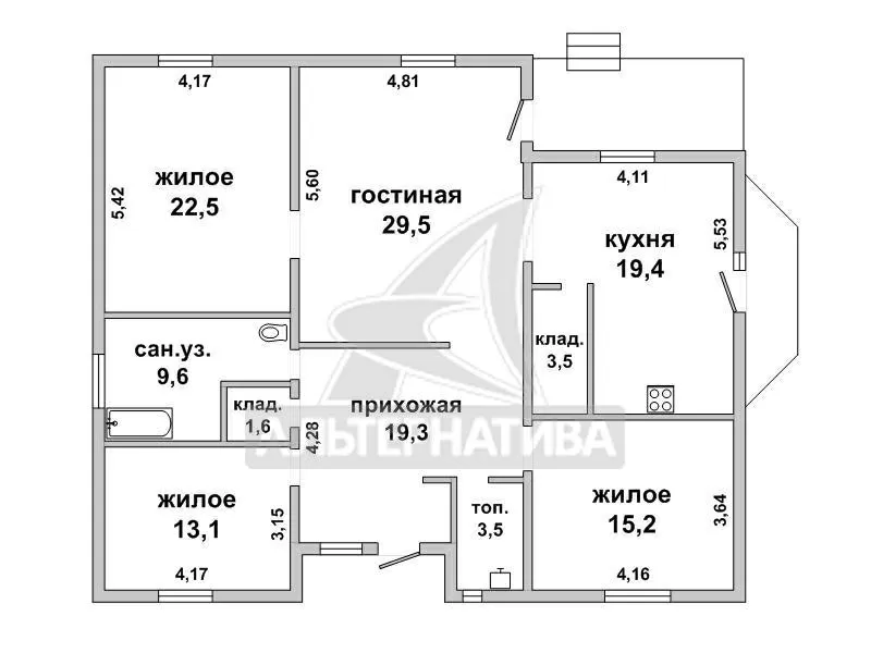 Добротный жилой дом в перспективном районе г.Бреста. r180063 7