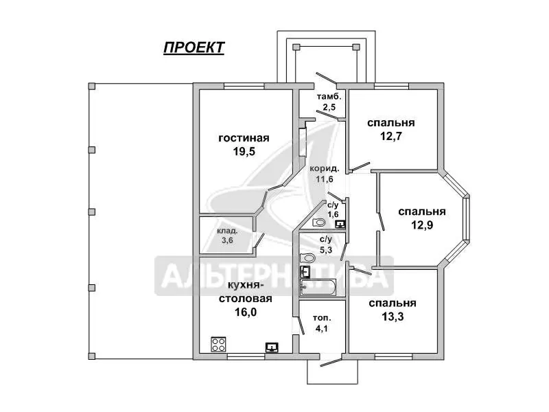 Коробка жилого домав агрогородке в ближайшем пригороде Бреста. r172385 15