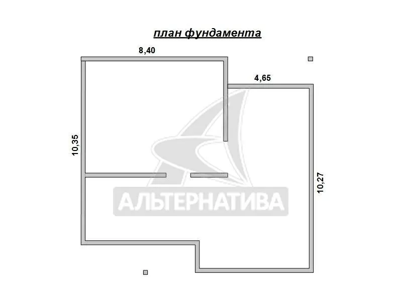 НЗКС на стадии фундамента в новой коттеджной застройке. r162926 2