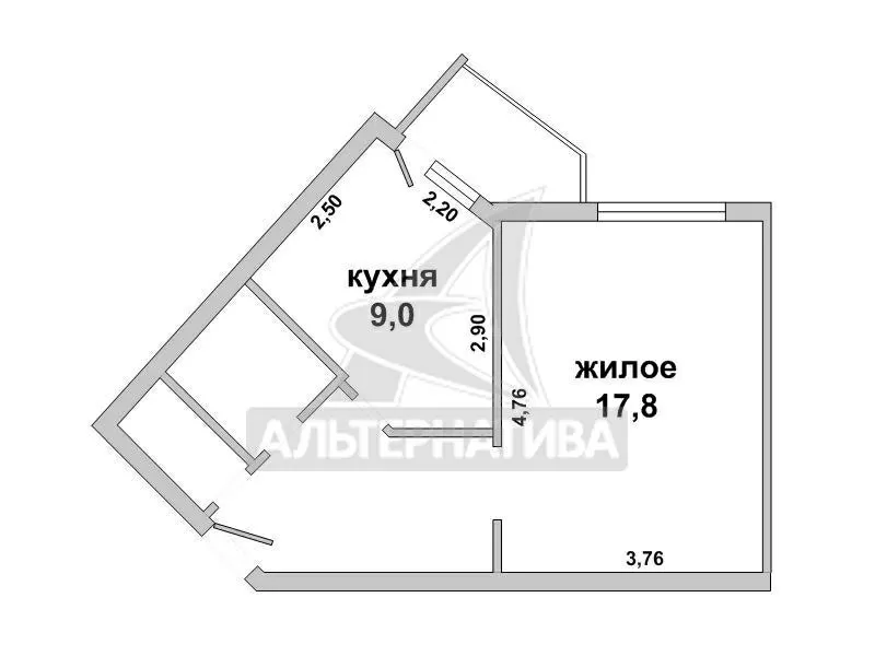 1-комнатная квартира,  г. Брест,  ул. Гоголя,  2015 г.п. w181637 2