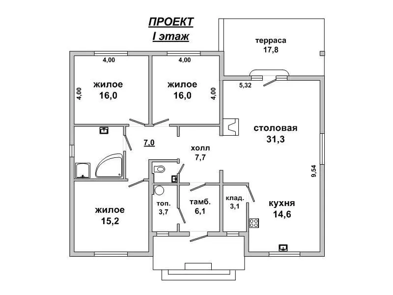 НЗКС в Брестском р-не. Общ.СНБ - 160, 0 кв.м. r181366 4