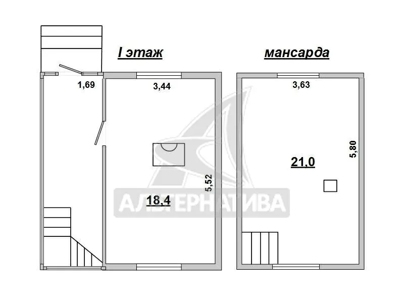 Жилой дом на садовом участке. 1996 г.п. Брестский р-он. r160936 11