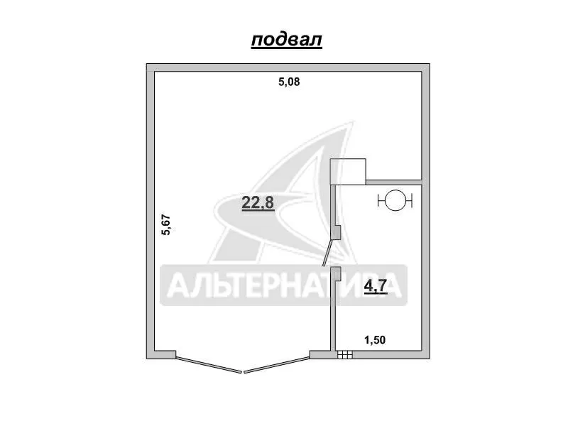 Дачный домик жилого типа в Брестском р-не. 2000 г.п. r172246 13