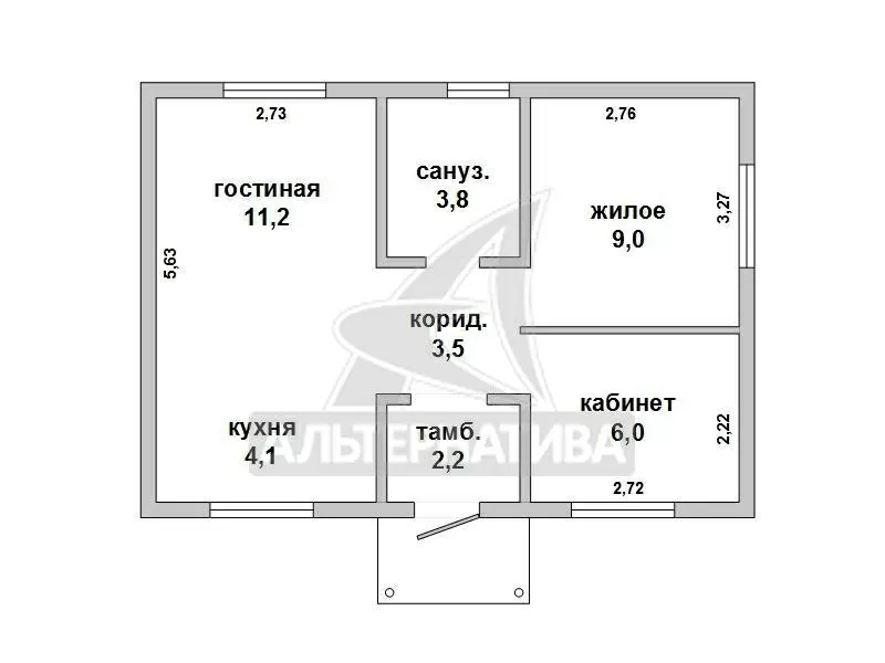 Жилой дом в Брестском р-не. 2016 г.п. 1 этаж. r171507 8