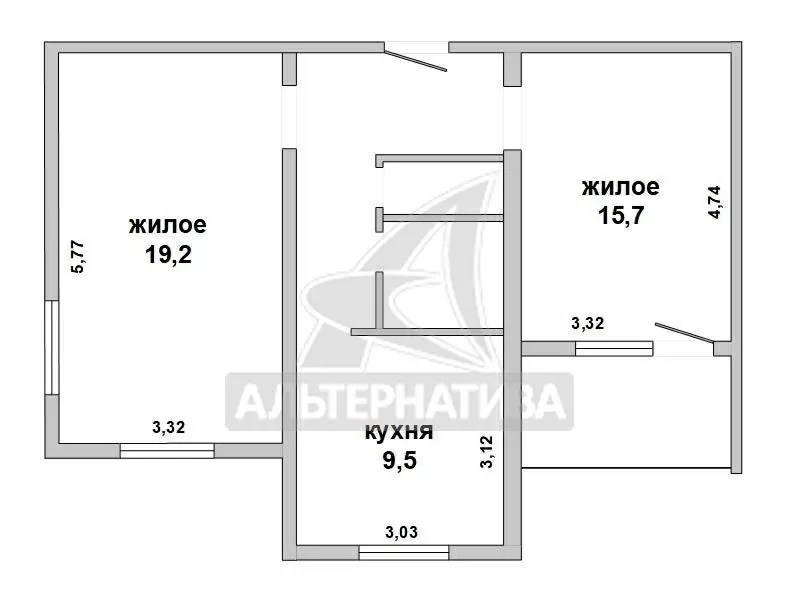 СРОЧНО!!! 2-комнатная квартира,  г. Брест,  ул. Васнецова. w180951 12