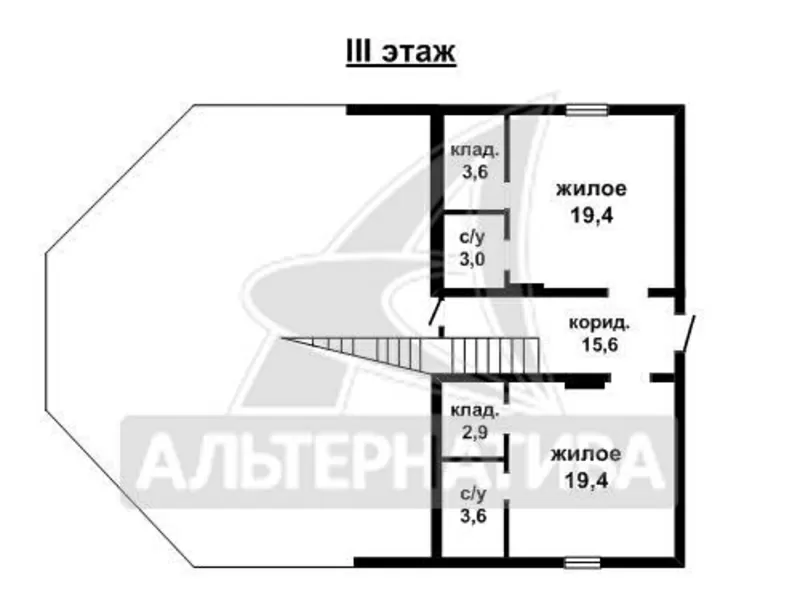 Жилой дом. 2006 г.п. Брестский р-н. Кирпич. Общ. - 404, 4 кв.м. r161661 22