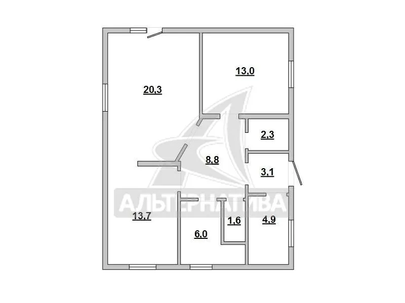 Коробка жилого дома в Брестском р-не. 1 этаж. r162085 9