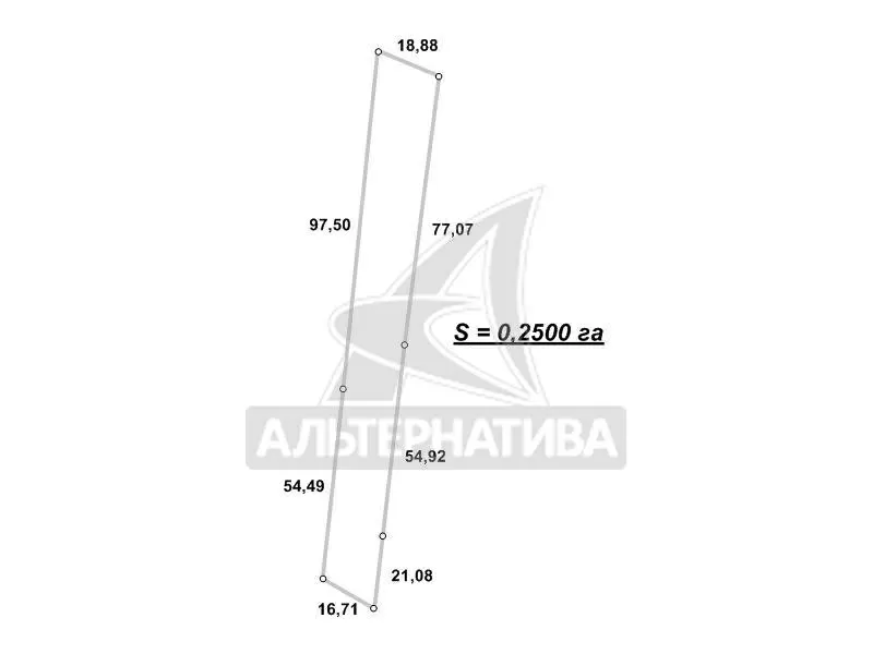 Жилой дом в Брестском р-не. 1968 г.п. Общ.СНБ - 58, 2 кв.м. r180832 2