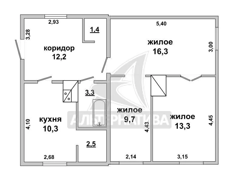 Жилой дом в Брестском р-не. 2008 г.п. 1 этаж. r180744 14