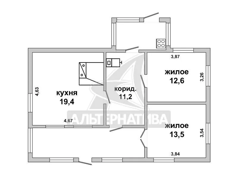 Жилой дом в Брестском р-не. 1 этаж,  мансарда. r181301 9