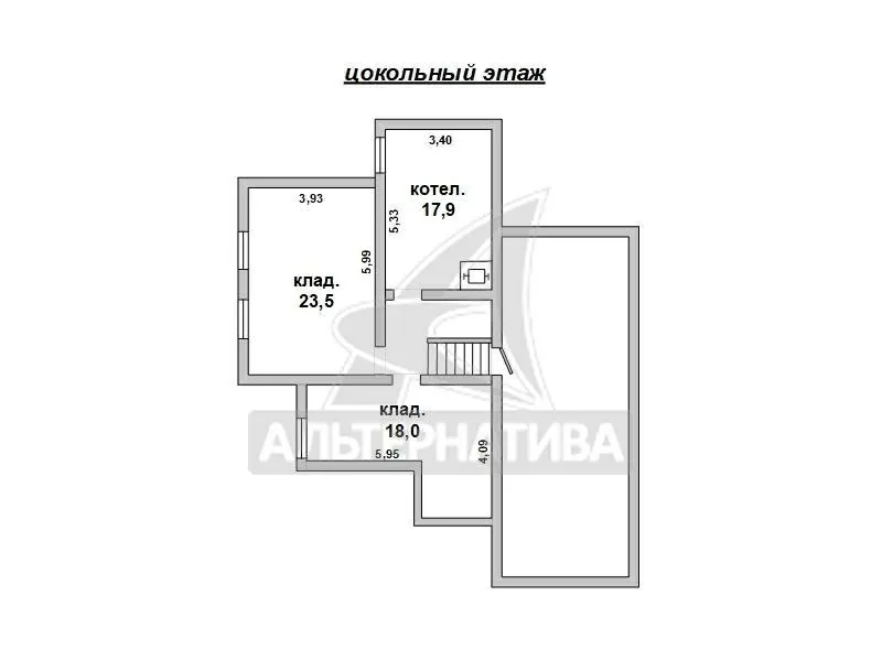 Жилой дом в г.Бресте. г.п. 2 этажа,  мансарда,  цокольный этаж. r182680 8