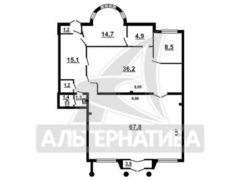 Административно-торговое помещение в аренду в Бресте. n160089 9