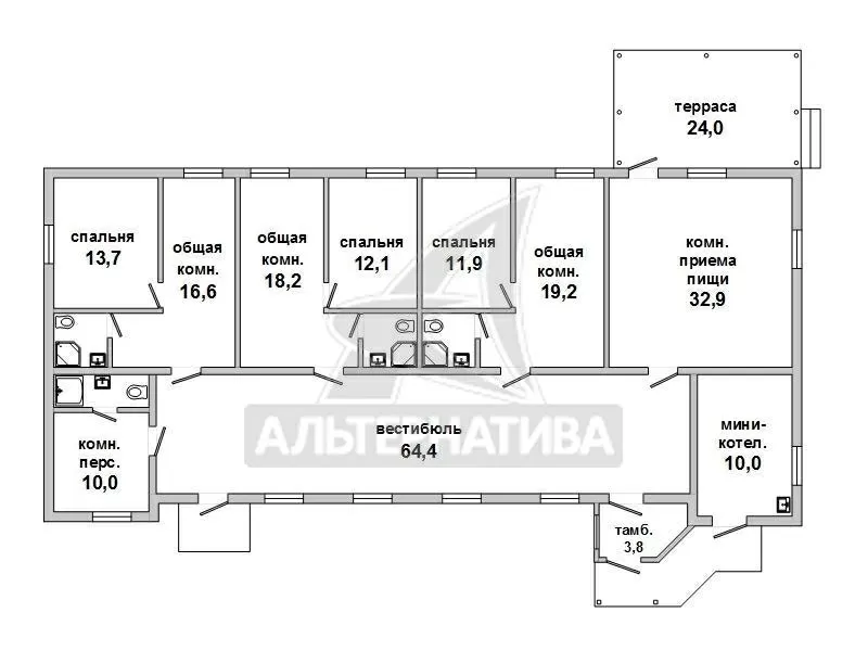 База отдыха в собственность в районе д.Костычи. y172023 2
