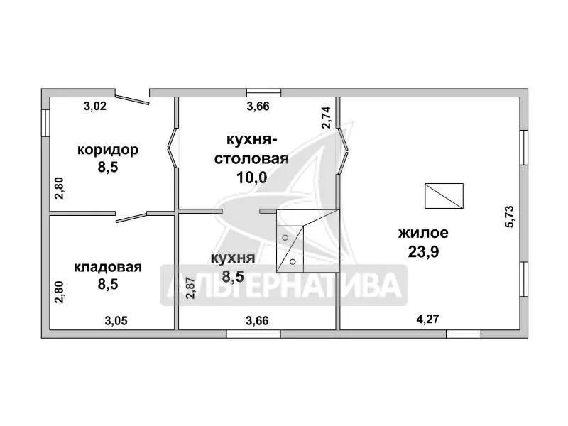 Жилой дом в Каменецком р-не. 1968 г.п. 1 этаж. r181079 14