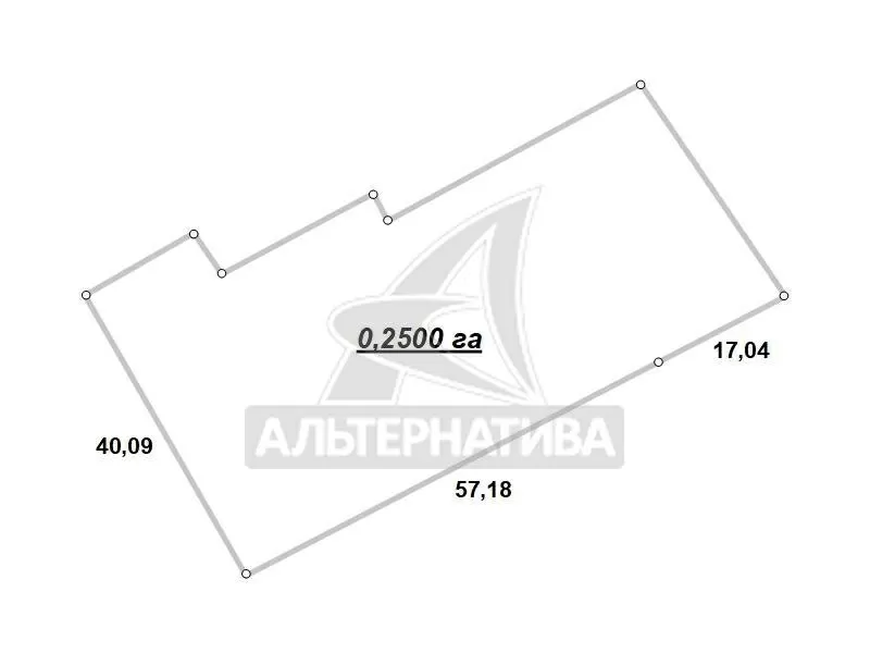 Жилой дом в Малоритском р-не. 1957 г.п. 1 этаж. r182211 2