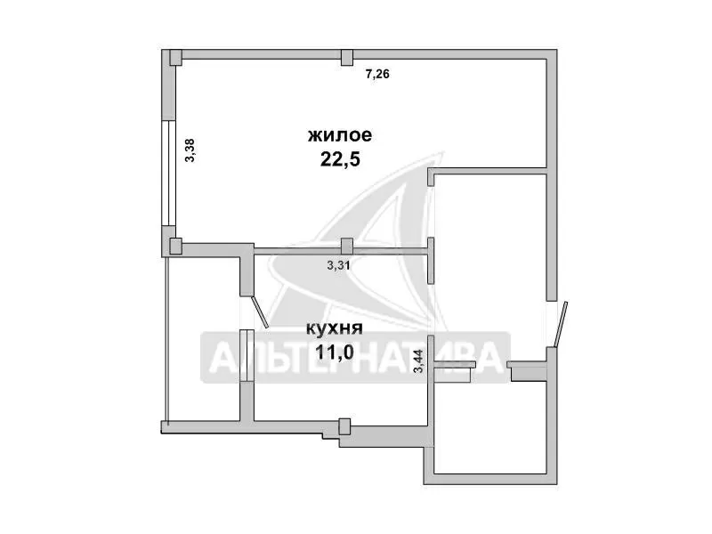 1-комнатная квартира,  г. Брест,  ул. Морозова,  2013 г.п. w180573 4