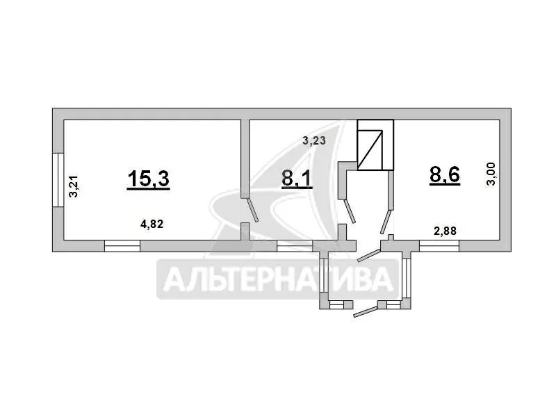 Садовый домик в черте города. 1994г.п. Брест. Кирпич / шифер. r161548 4