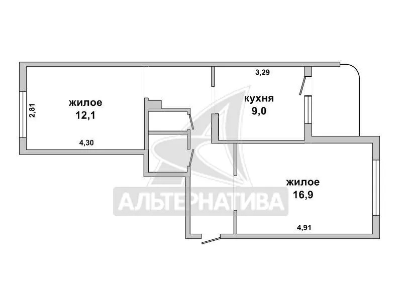 2-комнатная квартира,  г. Брест,  ул. Гродненская,  2006 г.п. w181298 24