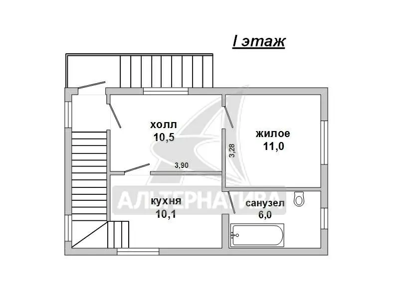 Дачный домик жилого типа под чистовую отделку. Брестский р-н. r161800 9