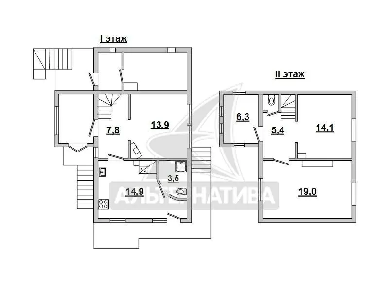 Дачный домик жилого типа. Брестский р-н. Газосиликатный блок. r162899 25