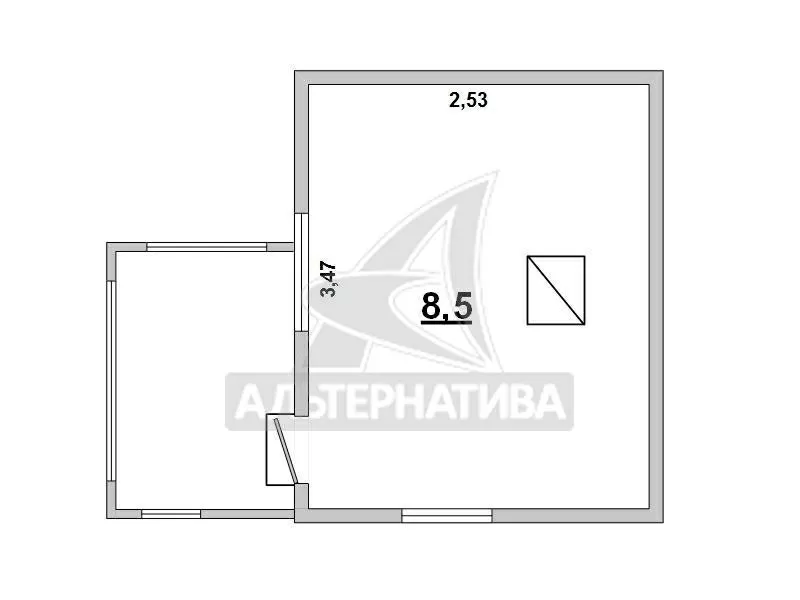 Садовый домик 2008 г.п. Брестский р-н. Кирпич / шифер. r170490 7