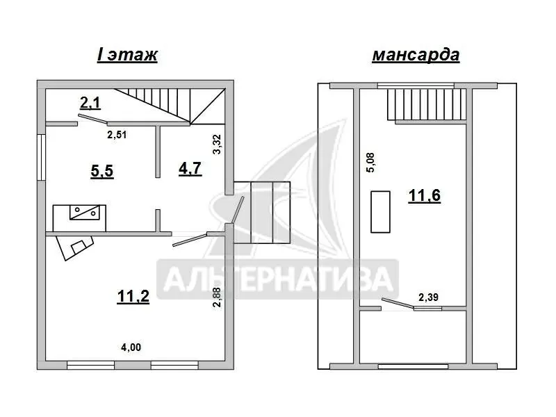 Садовый домик в Брестском р-не. 1 этаж,  мансарда. r171813 7