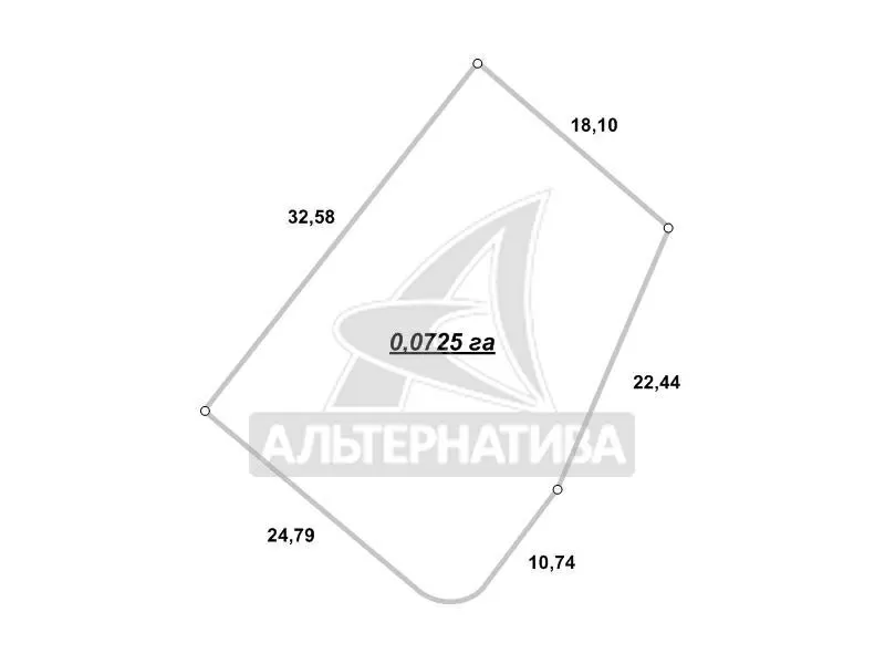 Садовый участок в г.Бресте. Участок - 0, 0725 га. r181073 2