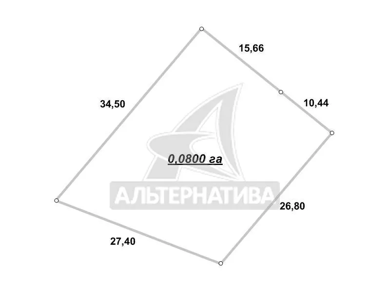 Садовый участок в Брестском р-не. Участок - 0, 0800 га. r181159 6