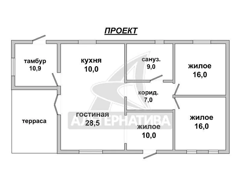 Коробка дачного домика жилого типа в Брестском р-не. r180983 7