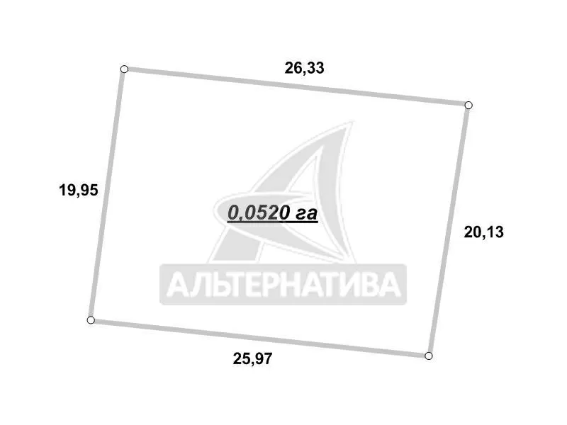 Садовый участок с фундаментом под строительство домика. r181025 3