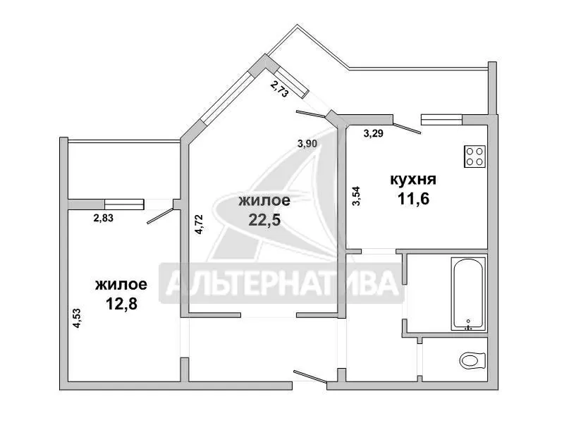 2-комнатная квартира,  г. Брест,  ул. Воровского,  2009 г.п. w182325 8