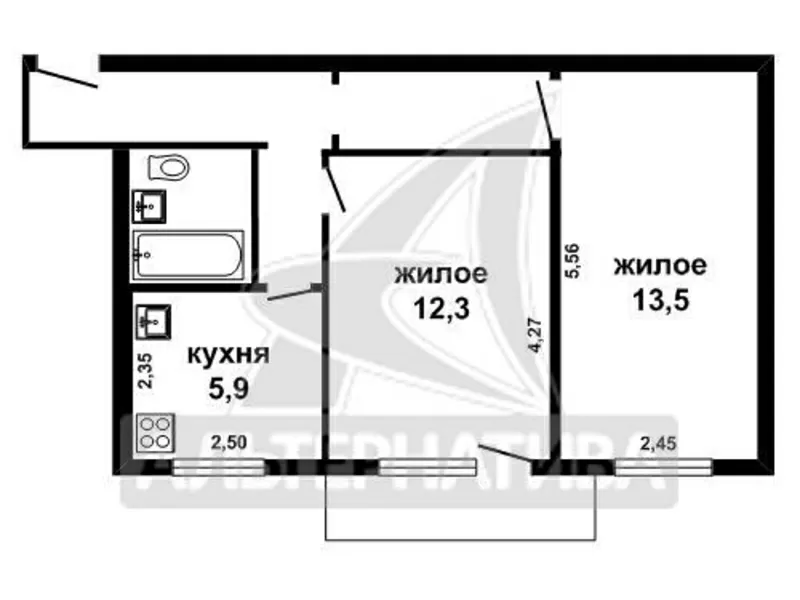 К-комнатная квартира,  г.Брест,  Жукова ул.,  45, 1/44, 2/25, 8/5, 9. w161635