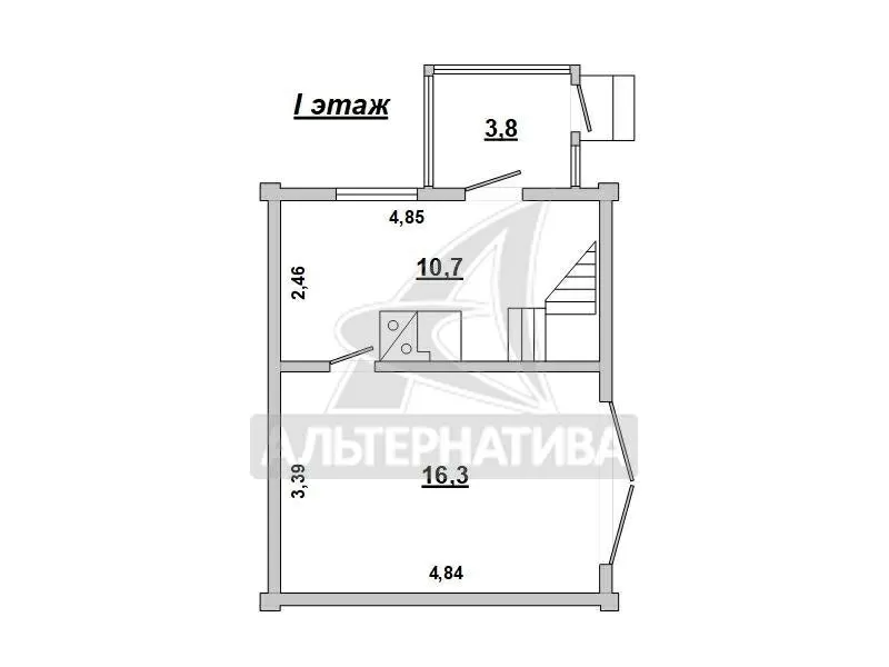 Садовый домик в Брестском р-не. 1996 г.п. 1 этаж,  мансарда. r181678 15