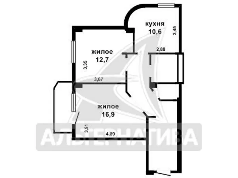 2-комнатная квартира,  г.Брест,  Московкая ул.,  2009 г.п. w170083 4