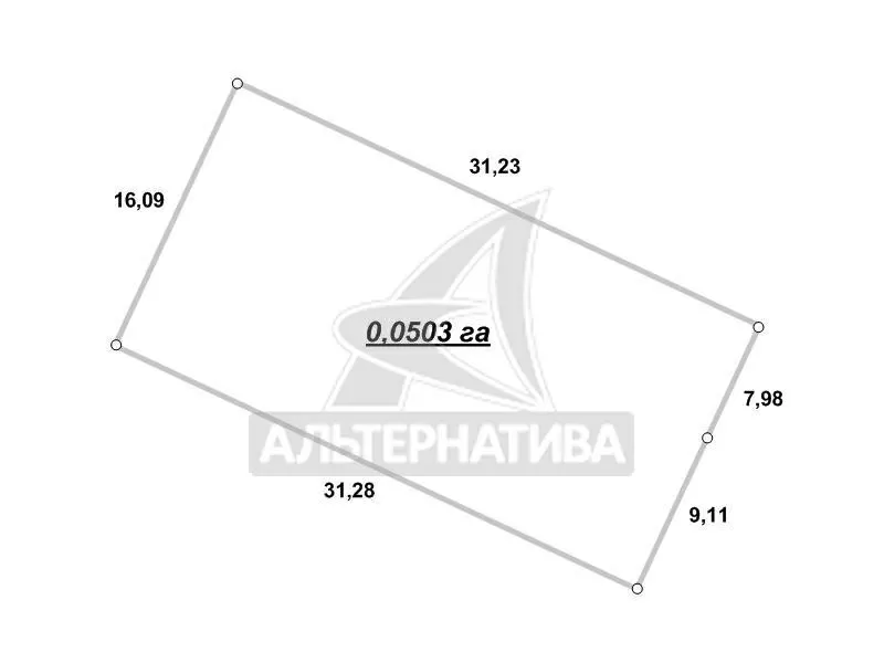 Садовый домик в Брестском р-не. 1 этаж. Участок - 0, 0503 га. r182100 2