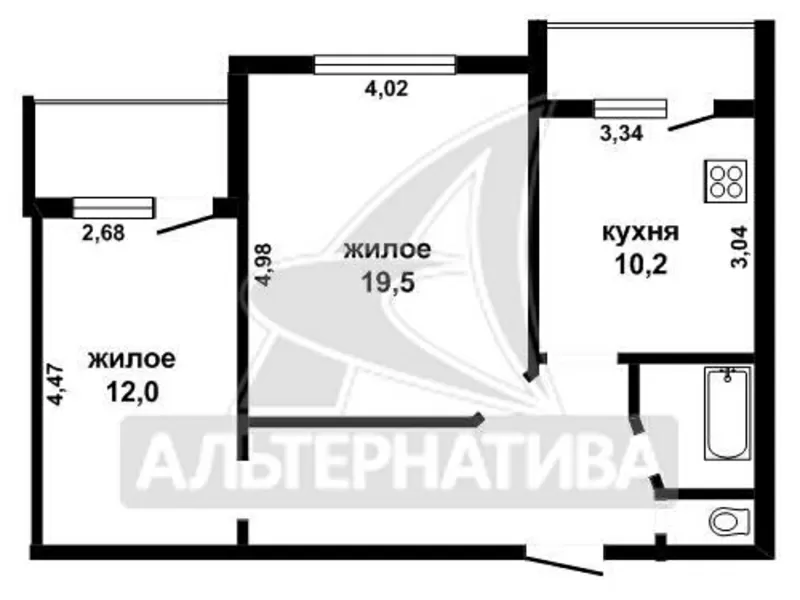 2-комнатная квартира,  г.Брест,  Жукова ул.,  2011 г.п. w170155 7